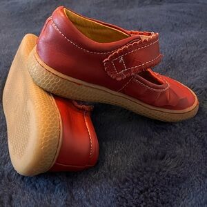 Red Leather Kids Shoes Livie and Luca